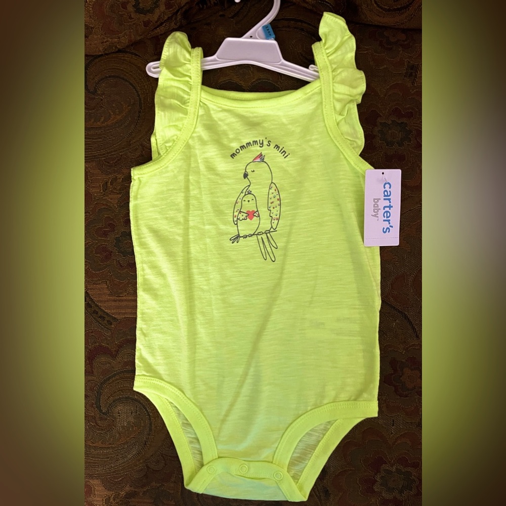 CARTER’S - BRAND- INFANT LOGO ROMPER
